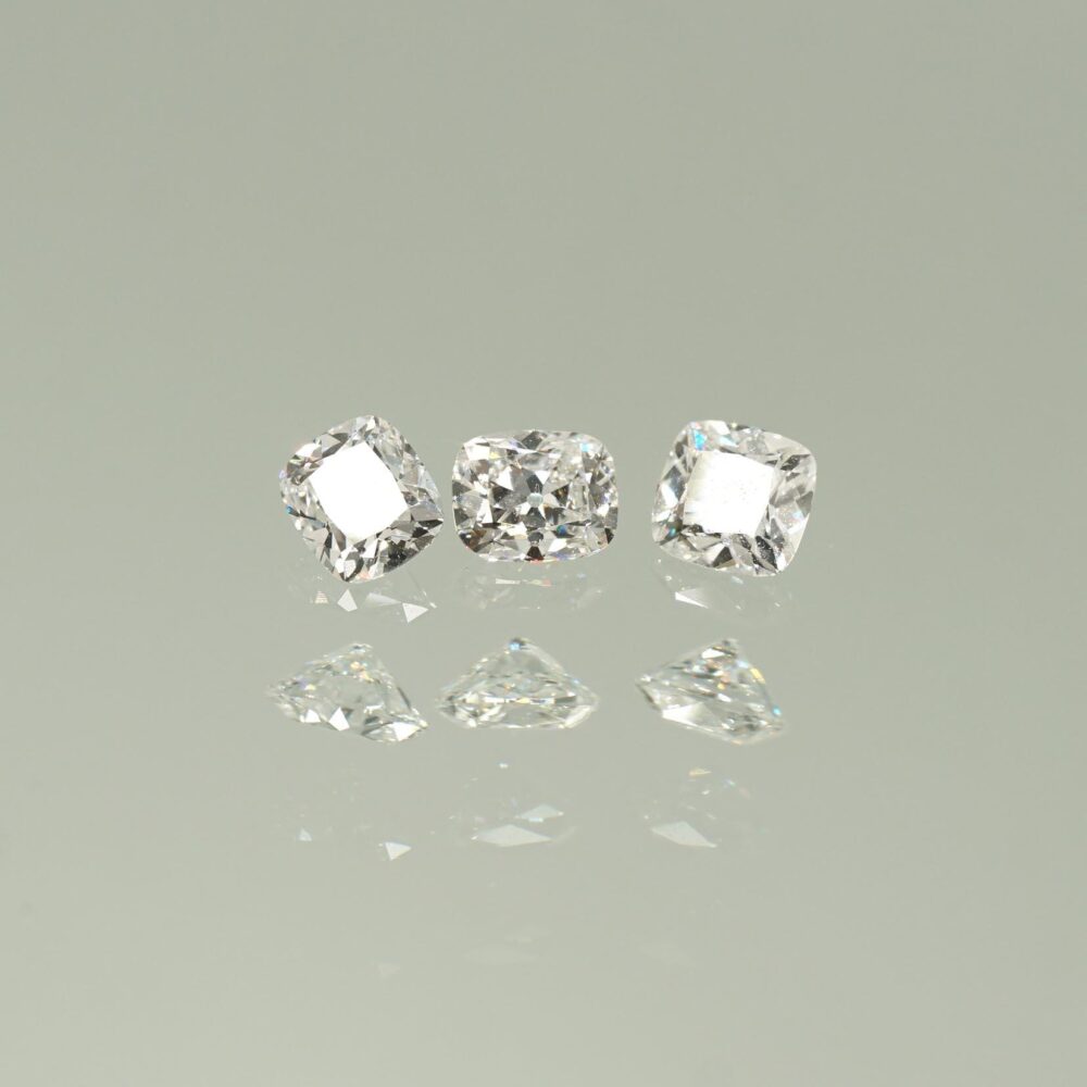 White old cut Diamonds