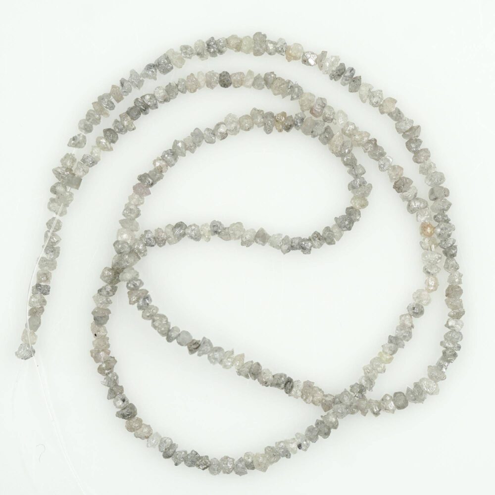 Milky Rough Hole Bead Diamonds