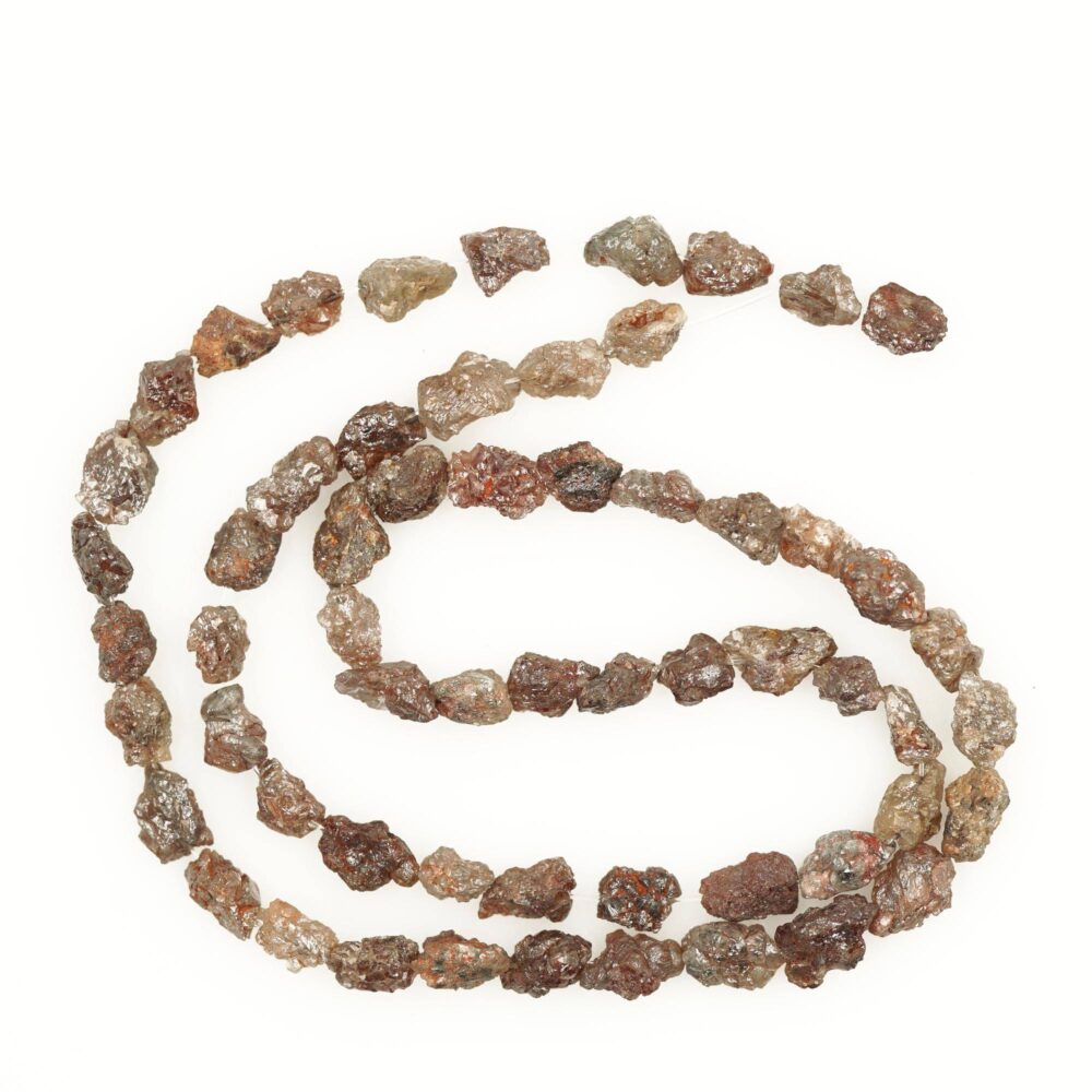 Brown Rough hole Bead Diamonds