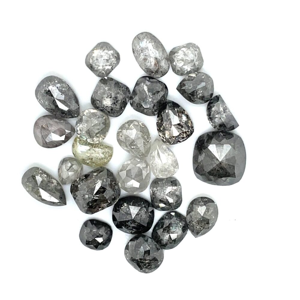 Salt & pepper high dome Diamonds